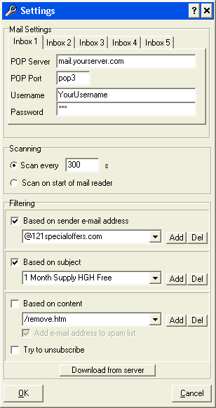 Inbox Cleaner Screenshot